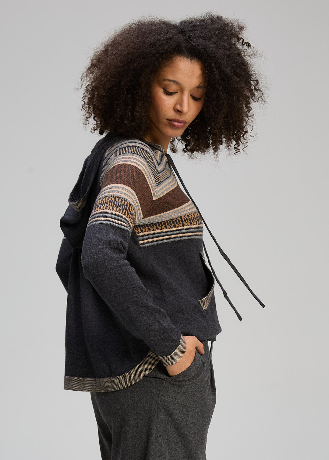 Zaket & Plover Apres Hoodie - Charcoal