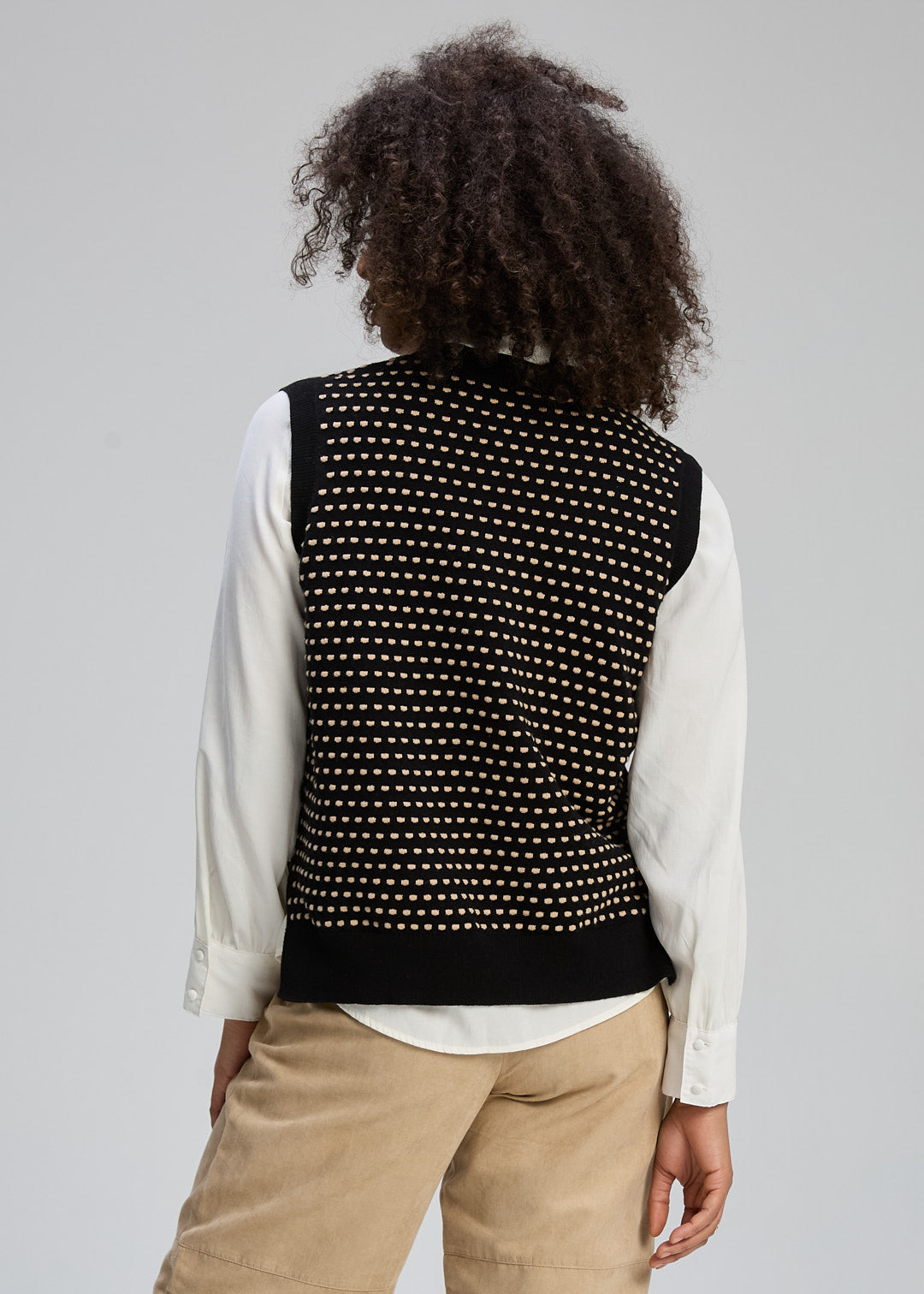 Zaket & Plover Textured Vest - Black