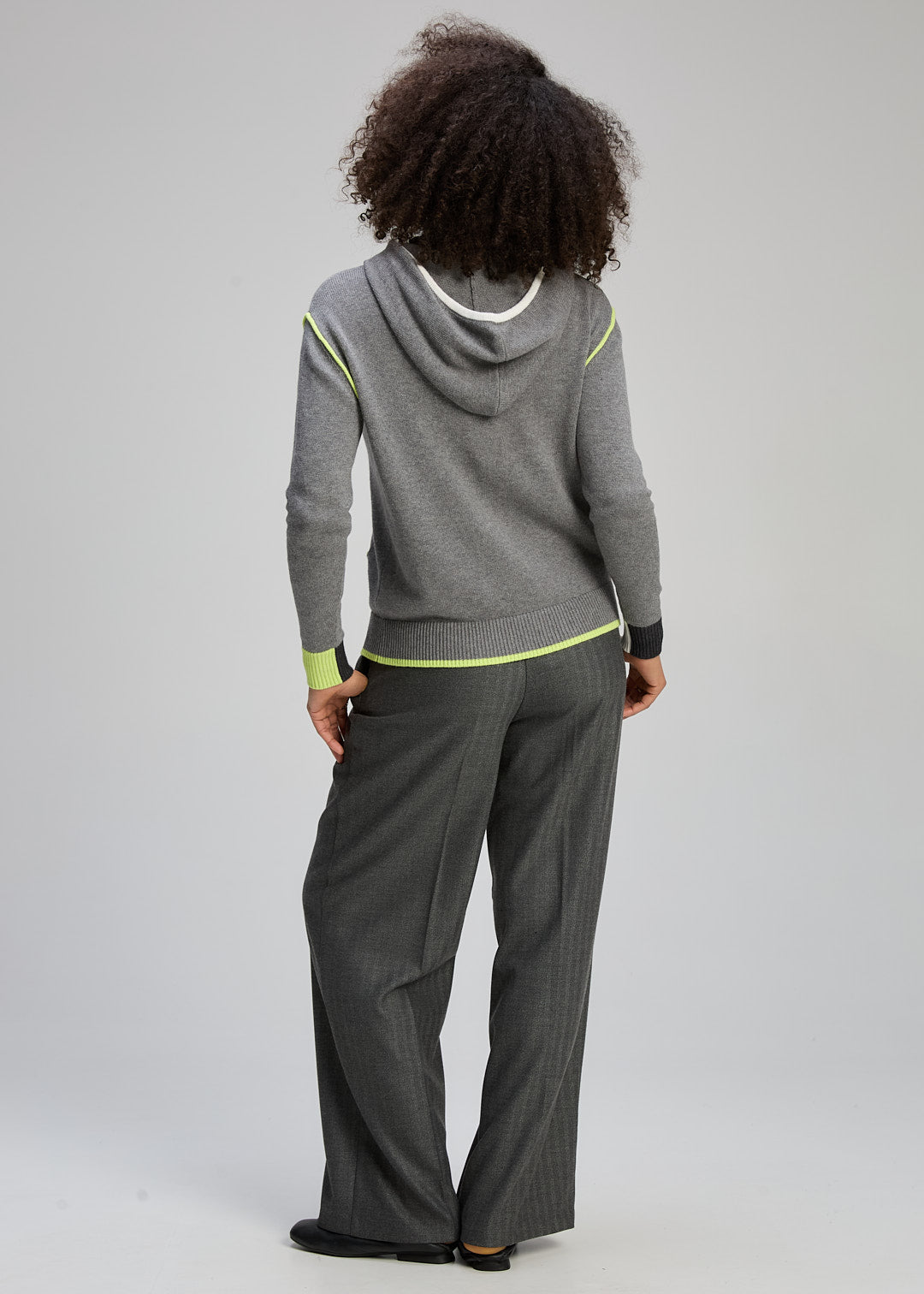 Zaket & Plover Thread Detail Hoodie - Cloud