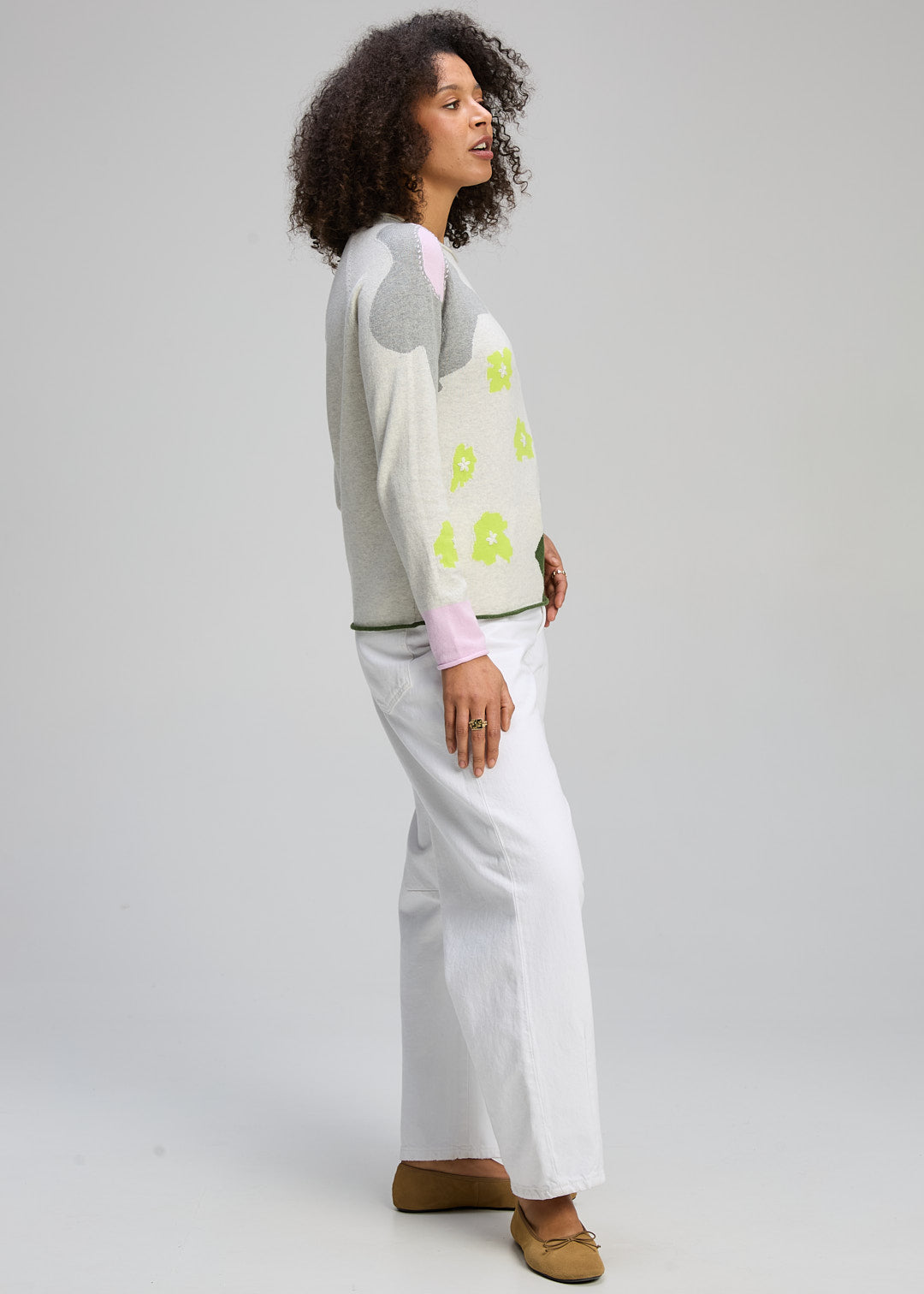 Zaket & Plover Petal Jumper - Ice