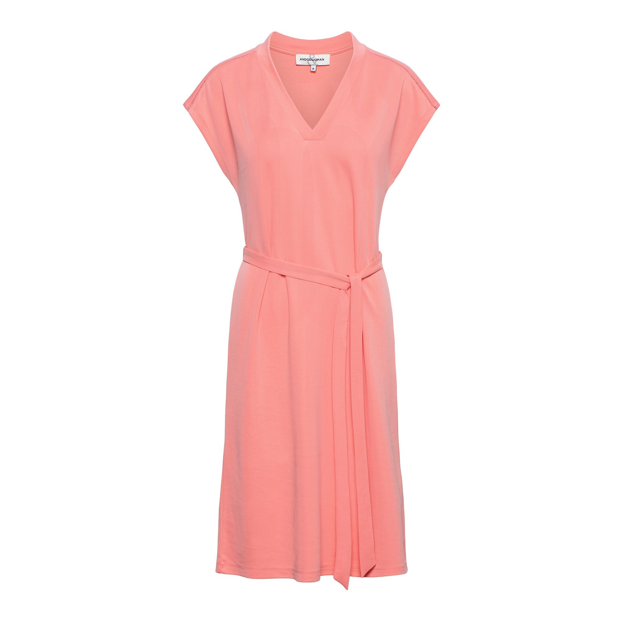 CO Woman Miranda Dress Peach Trends Boutique Midland co-woman-miranda-dress-peach-trends-boutique-midland