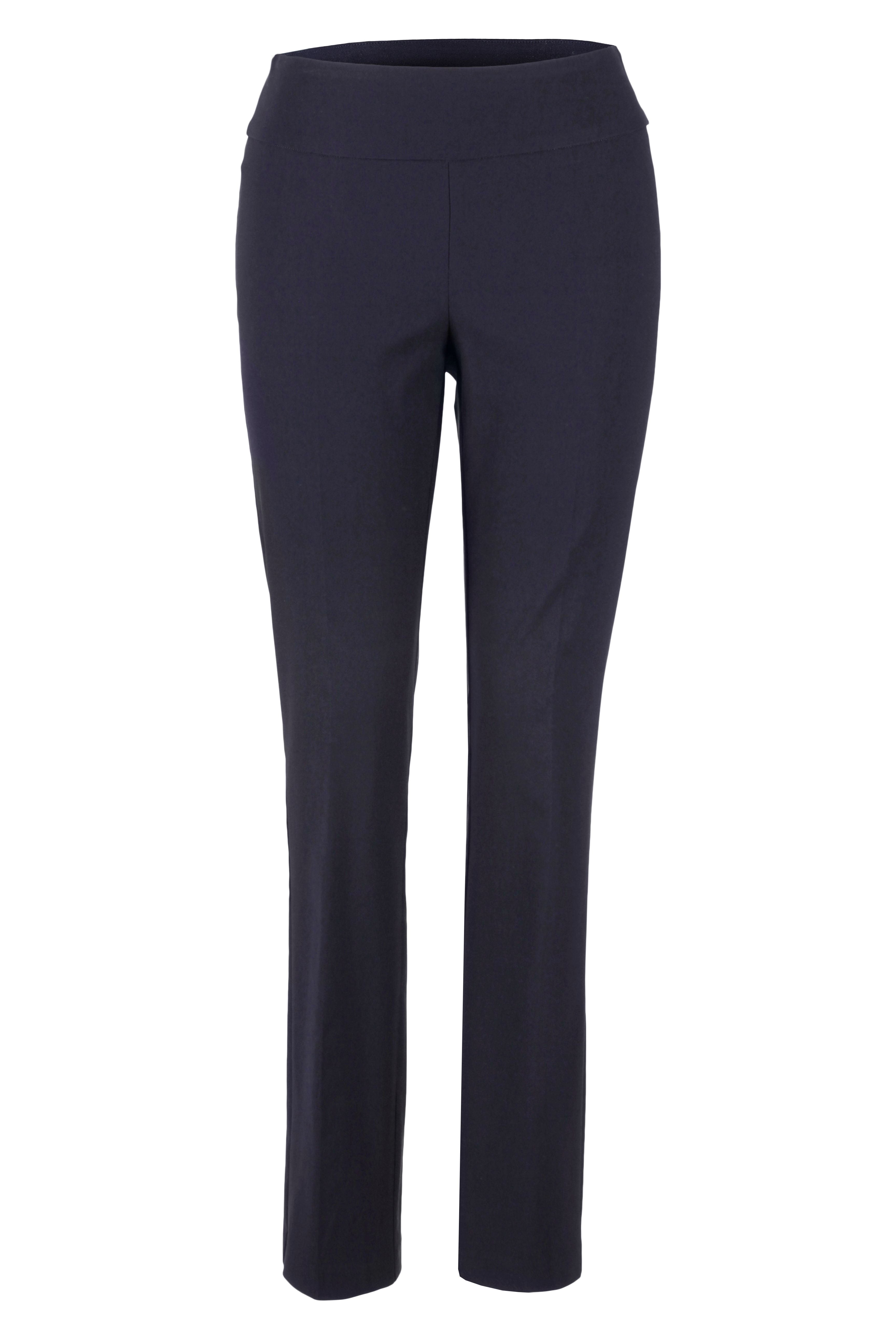 Up! Pant Solid Techno Full Length Navy  - 64562UP
