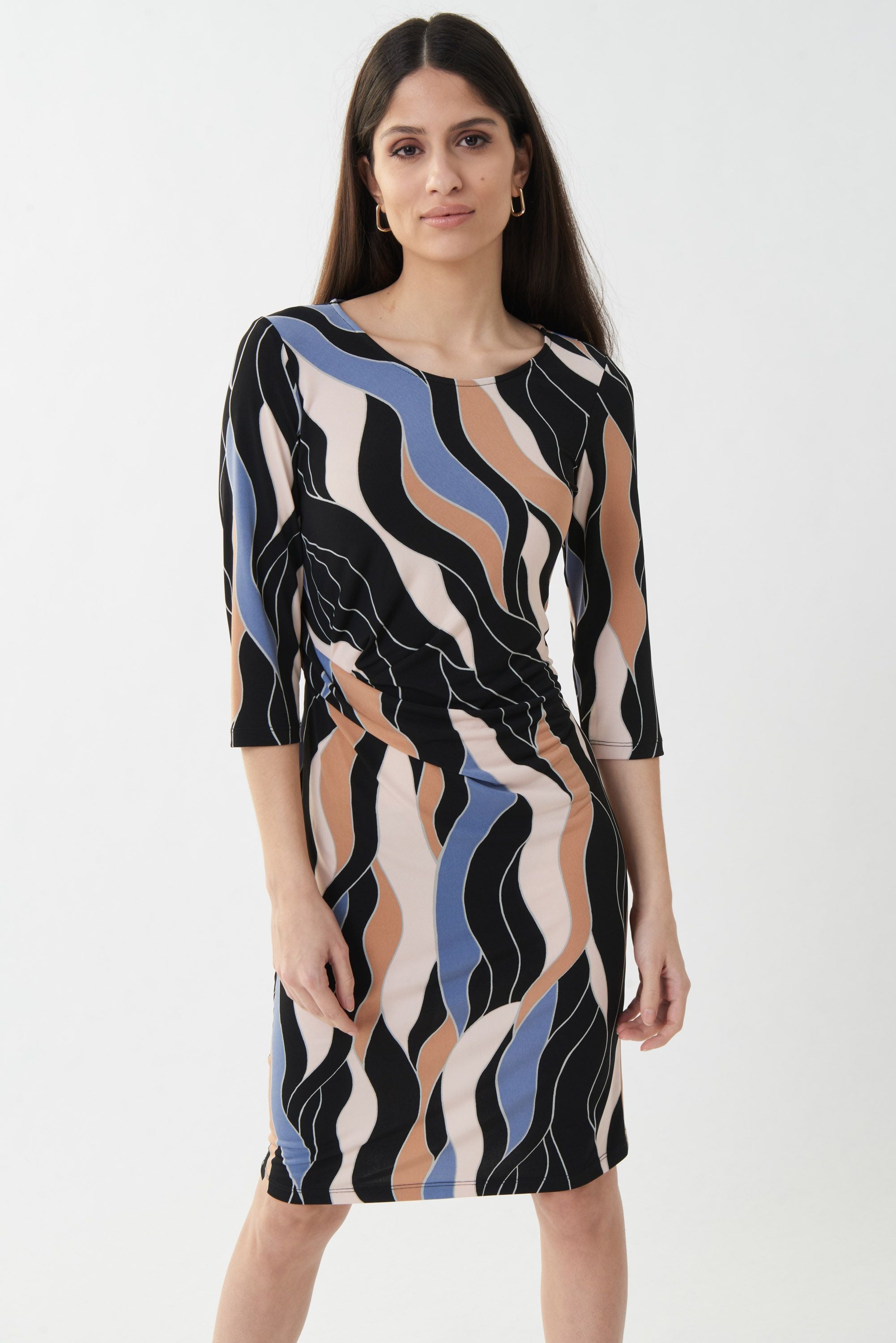 Joseph Ribkoff Abstract Print Dress - 223058
