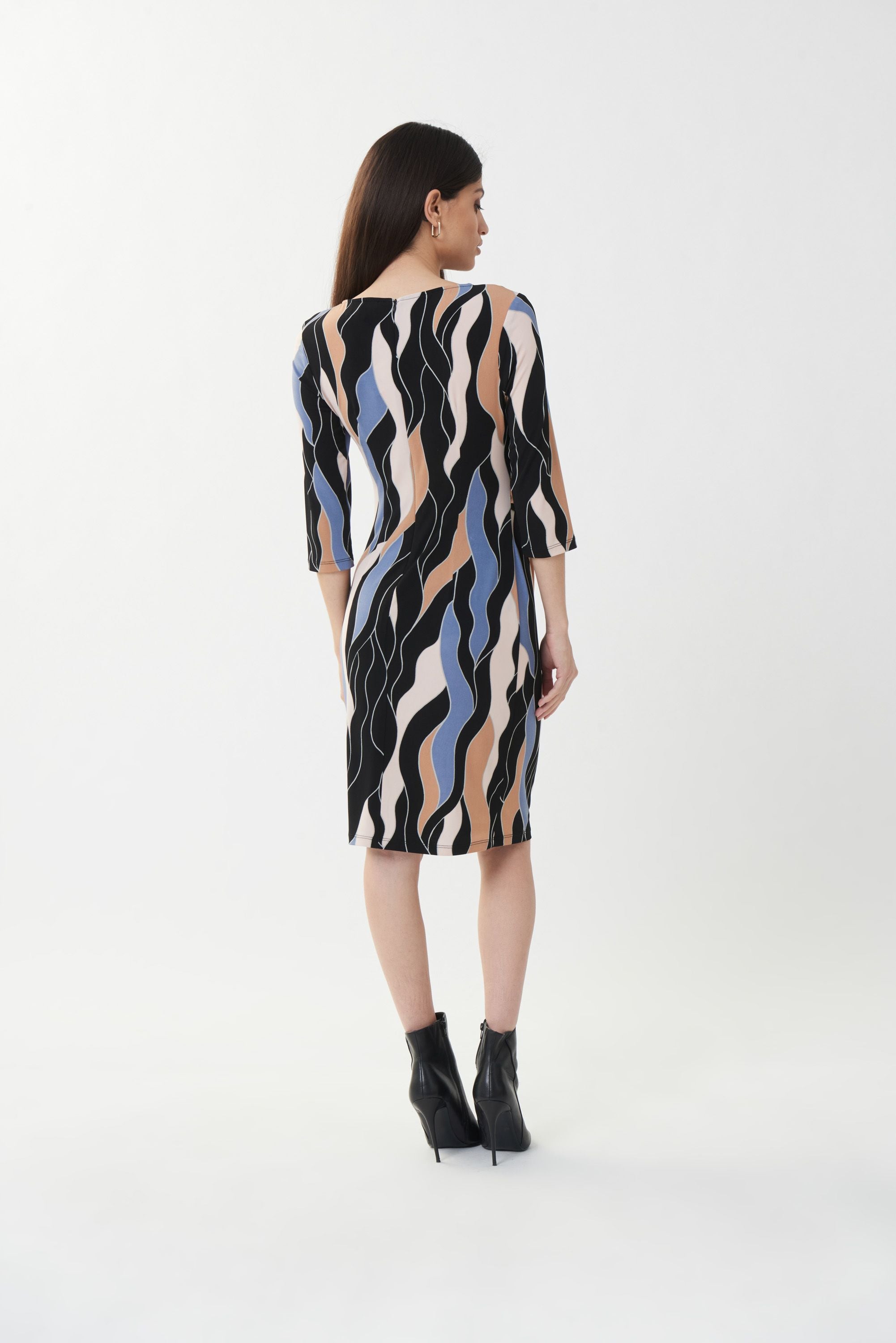 Joseph Ribkoff Abstract Print Dress - 223058